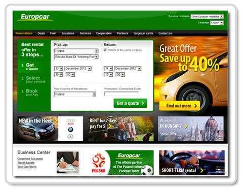 europcar-home-page